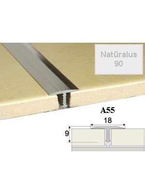 Profilis Effector, sujungimo | A55 natūralus 300 cm 18x9 mm Profilis Effector, sujungimo | A55 natūralus 300 cm 18x9 mm