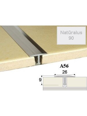 Profilis Effector, sujungimo | A56 natūralus 250 cm 26x9 mm