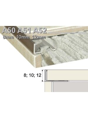 Profilis Effector, užbaigimo | A51 šaltai pilka (ice grey) 250 cm 10 mm Profilis Effector, užbaigimo | A51 šaltai pilka (ice grey) 250 cm 10 mm