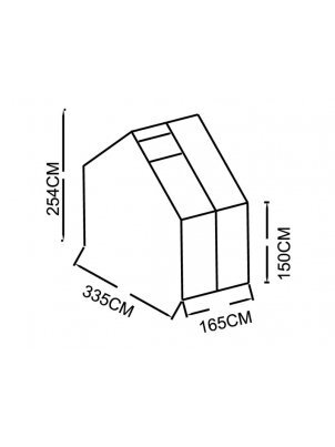 Prailginimas GE14-2EXT 335x165cm 1 Prailginimas GE14-2EXT 335x165cm 1