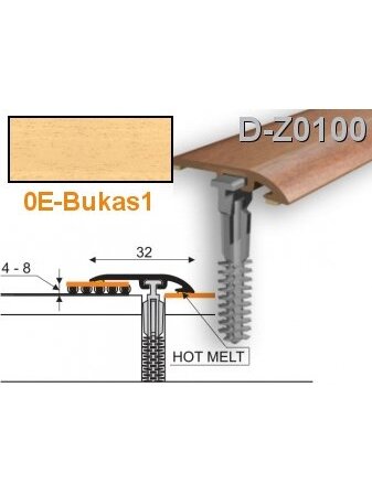 Profilis PVC Myck, 32 mm | bukas1, 2 m Profilis PVC Myck, 32 mm | bukas1, 2 m