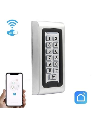 Praėjimo sistemos klaviatūra Tuya WiFi