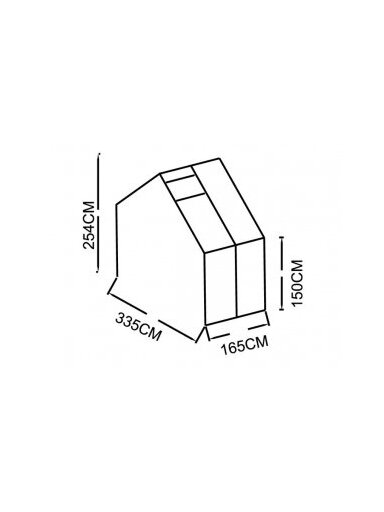 Prailginimas GE14-2EXT 335x165cm Prailginimas GE14-2EXT 335x165cm