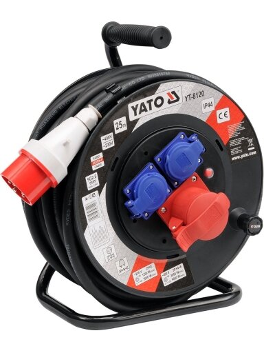 Prailgintojas elektros 5x2,5mm² pramoninis 230/400V Yato | 25m