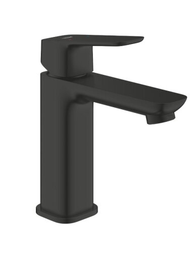 Praustuvo maišytuvas Grohe Cubeo, 1/2", M dydžio, matinė juoda sp.