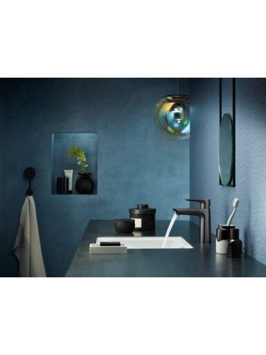 Praustuvo maišytuvas Hansgrohe Talis E 110 71710340, juodas