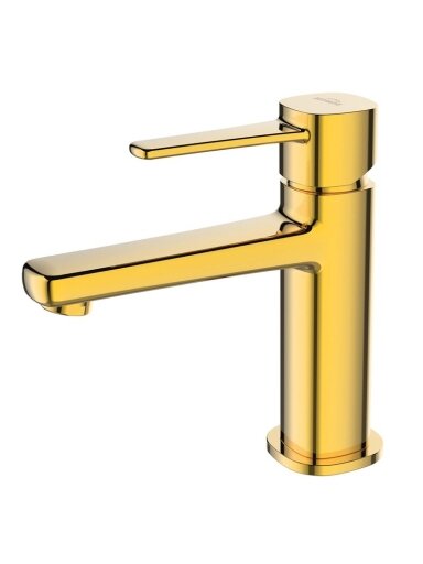 Praustuvo maišytuvas Invena Glamour BU-02-009-V, aukso