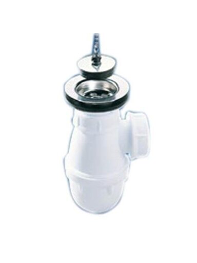Praustuvų sifonas su kamščiu Nicoll CL217