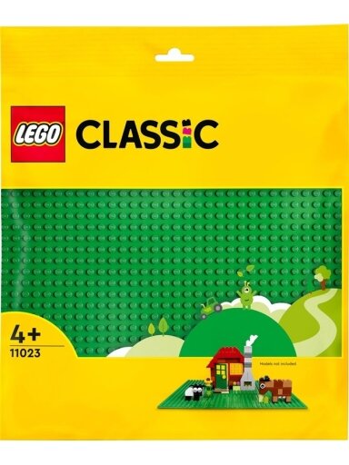 Priedas LEGO® Classic Žalia pagrindo plokštelė 11023