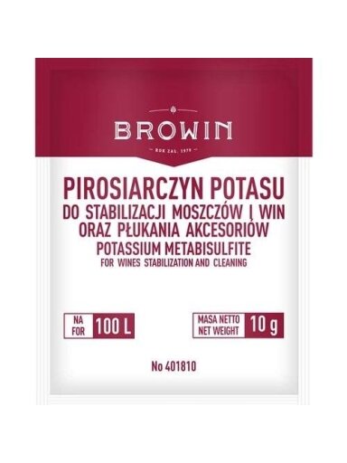 Priedas vyno gamybai Browin 401810, balta/raudona