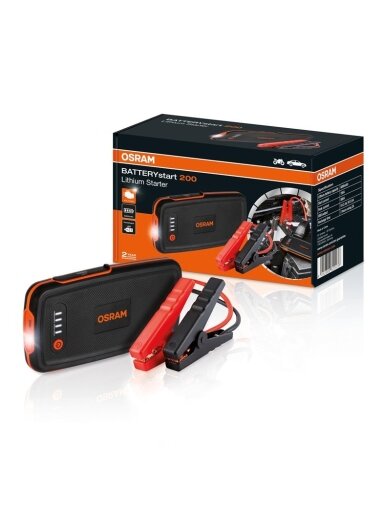 Prietaisas automobiliui užvesti Osram Starter 200