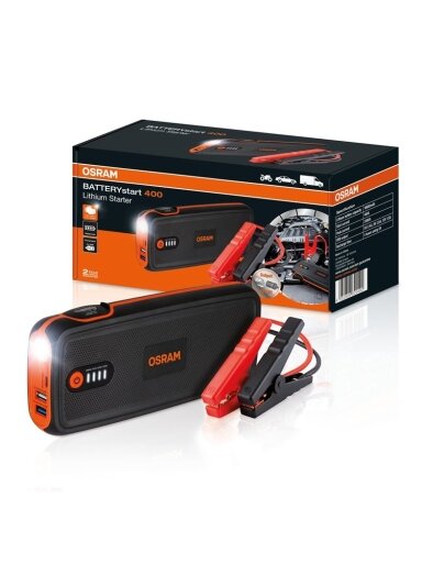 Prietaisas automobiliui užvesti Osram Starter 400
