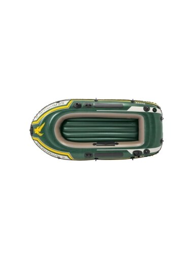 Pripučiama guminė valtis Intex SEAHAWK 2 Boat Set 236x114x41