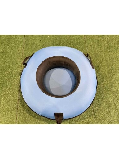 Pripučiama sniego čiuožynė su plastikiniu dugnu 100 cm «Blue»