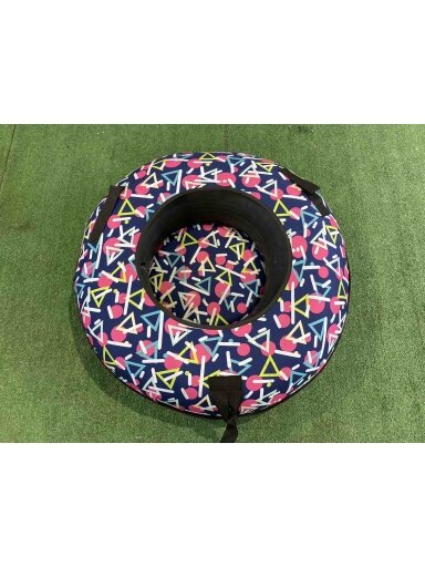 Pripučiama sniego čiuožynė su plastikiniu dugnu 100 cm «Figures»