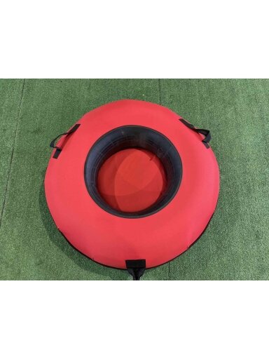Pripučiama sniego čiuožynė su plastikiniu dugnu 100 cm «Red»