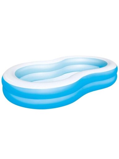 Pripučiamas Baseinas Bestway 54117 3217,  262 cm x 157 cm x 46 cm