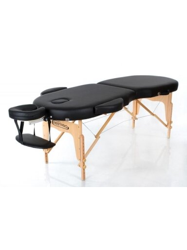 Sulankstomas masažo stalas RESTPRO® VIP OVAL 2 Black