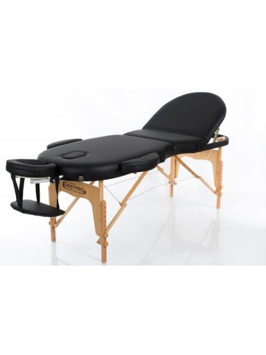 Sulankstomas masažo stalas RESTPRO® VIP OVAL 3 Black