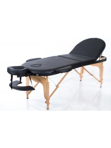 Sulankstomas masažo stalas RESTPRO® Classic Oval 3 Black