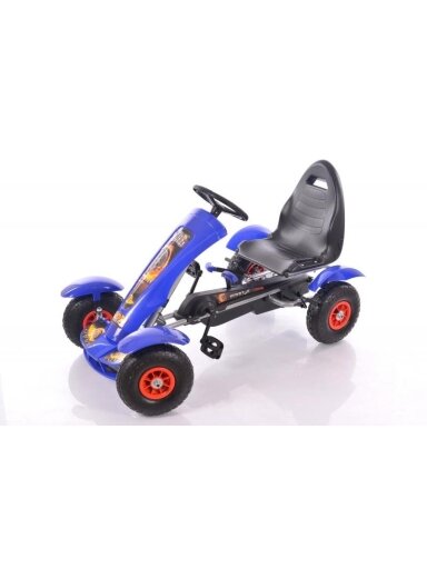 Vaikiškas sportinis kartingas Go-Kart F618 Blue (4-10 metų)