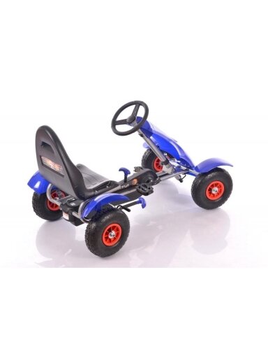 Vaikiškas sportinis kartingas Go-Kart F618 Blue (4-10 metų)
