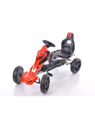 Vaikiškas sportinis kartingas Go-Kart 1504 Red (5-12 metų)