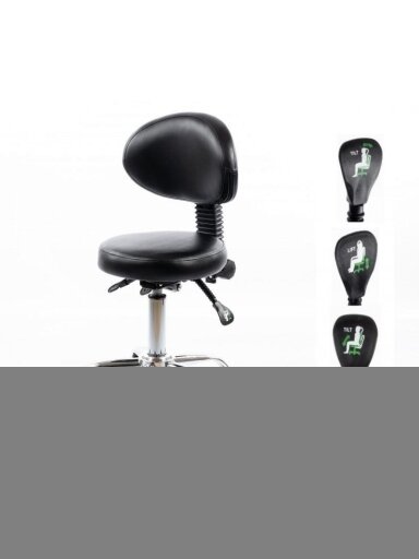 Meistro kėdė RESTPRO® Round 5 black Meistro kėdė RESTPRO® Round 5 black