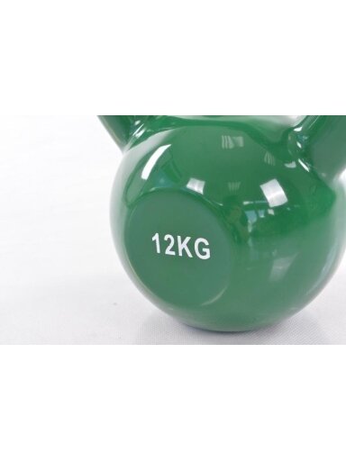 Vinilu dengtas metalinis svarstis (gira) 12 kg