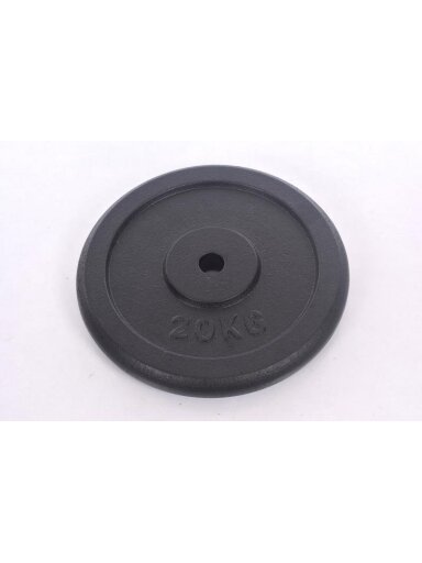 Metalinis diskas štangoms ir hanteliams 20kg (31,5mm)