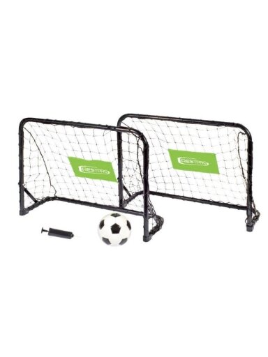 Dviejų futbolo vartų rinkinys, 60x45x25cm
