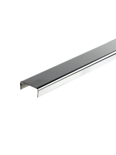 Profilis C tipo, nerūdyjančio plieno, dekoratyvinis Stainless Steel Profiles | 20 mm L-250cm