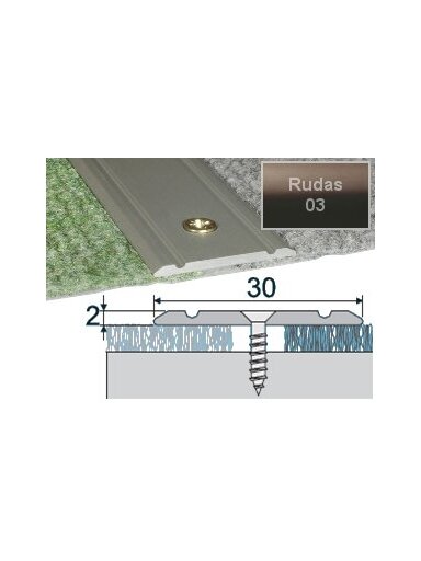 Profilis Effector A02 sujungimo | rudas 93 cm 30x2 mm