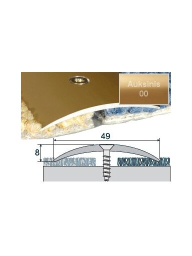 Profilis Effector A04 sujungimo | auksinis 93 cm 49x8 mm