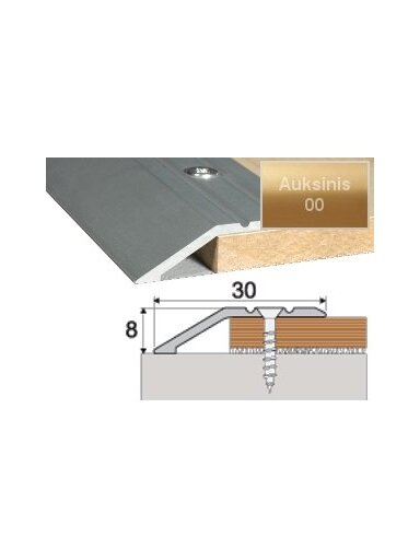 Profilis Effector A11, su nuolydžiu | auksinis 90 cm 39x10 mm