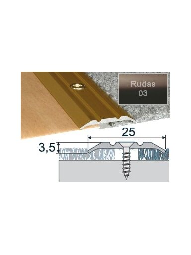 Profilis Effector A12 sujungimo | rudas 93 cm 25x2 mm