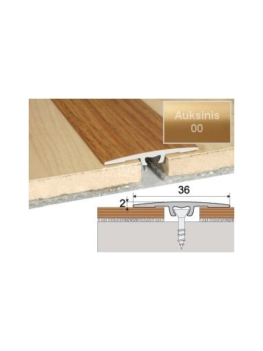Profilis Effector A68 sujungimo | auksinis 90 cm