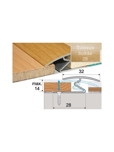 Profilis Effector A69 sujungimo | šv.bukas 90 cm