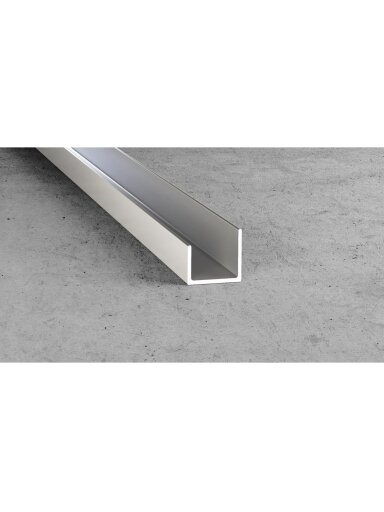 Profilis Effector U B31 aliuminis, nelygiakraštis 19.3x18x14.3 mm | 200 cm Profilis Effector U B31 aliuminis, nelygiakraštis 19.3x18x14.3 mm | 200 cm