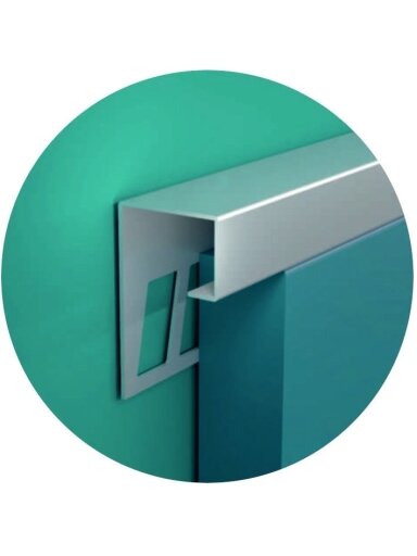 Profilis Q tipo, nerūdyjančio plieno Stainless Steel Profiles | 10x10mm L-250cm