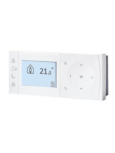 Programuojamas patalpos termostatas ir imtuvas TPOne-RF + RX1S RF, baterija maitinamas, radijo ryšiu valdomas