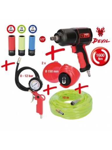 Promotion package tire season The Devil, 8 pcs, KS Tools