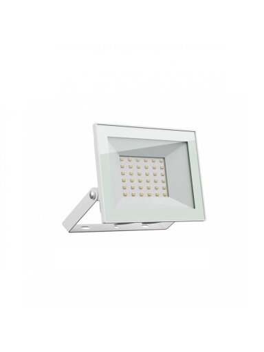 PROŽEKTORIUS LAUKO LED 30W 230V NW IP65 BALTAS