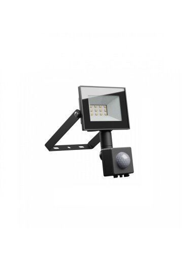 PROŽEKTORIUS LAUKO LED SU JUDESIO DAVIKLIU 10W 230V NW IP44