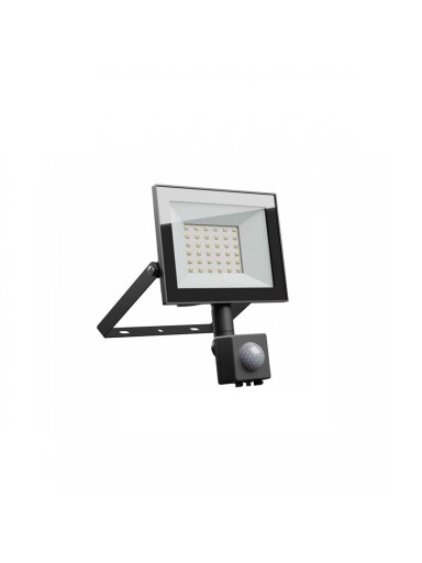 PROŽEKTORIUS LAUKO LED SU JUDESIO DAVIKLIU 30W 230V NW IP44