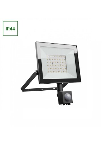 PROŽEKTORIUS LAUKO LED SU JUDESIO DAVIKLIU 50W 230V NW IP44