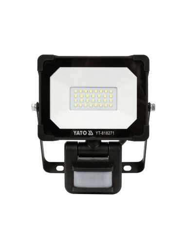 Prožektorius LED SMD 20 W, 1900 lm su judesio jutikliu YATO (YT-818271)