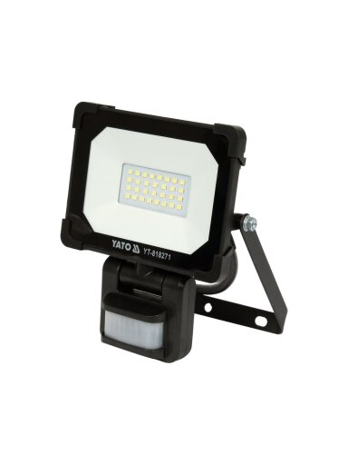 Prožektorius LED SMD 20 W, 1900 lm su judesio jutikliu YATO (YT-818271)