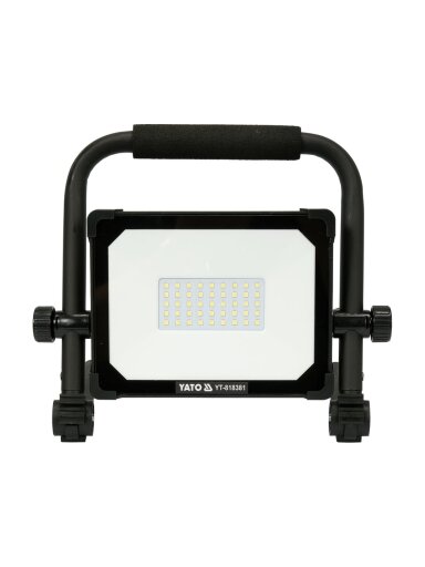 Prožektorius nešiojamas SMD LED 30 W, 2850 lm su stovu YATO (YT-818381)