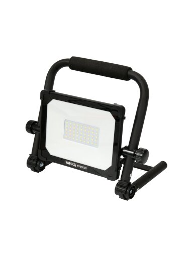 Prožektorius nešiojamas SMD LED 30 W, 2850 lm su stovu YATO (YT-818381)